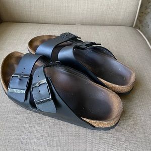 Black Birkenstocks size 38